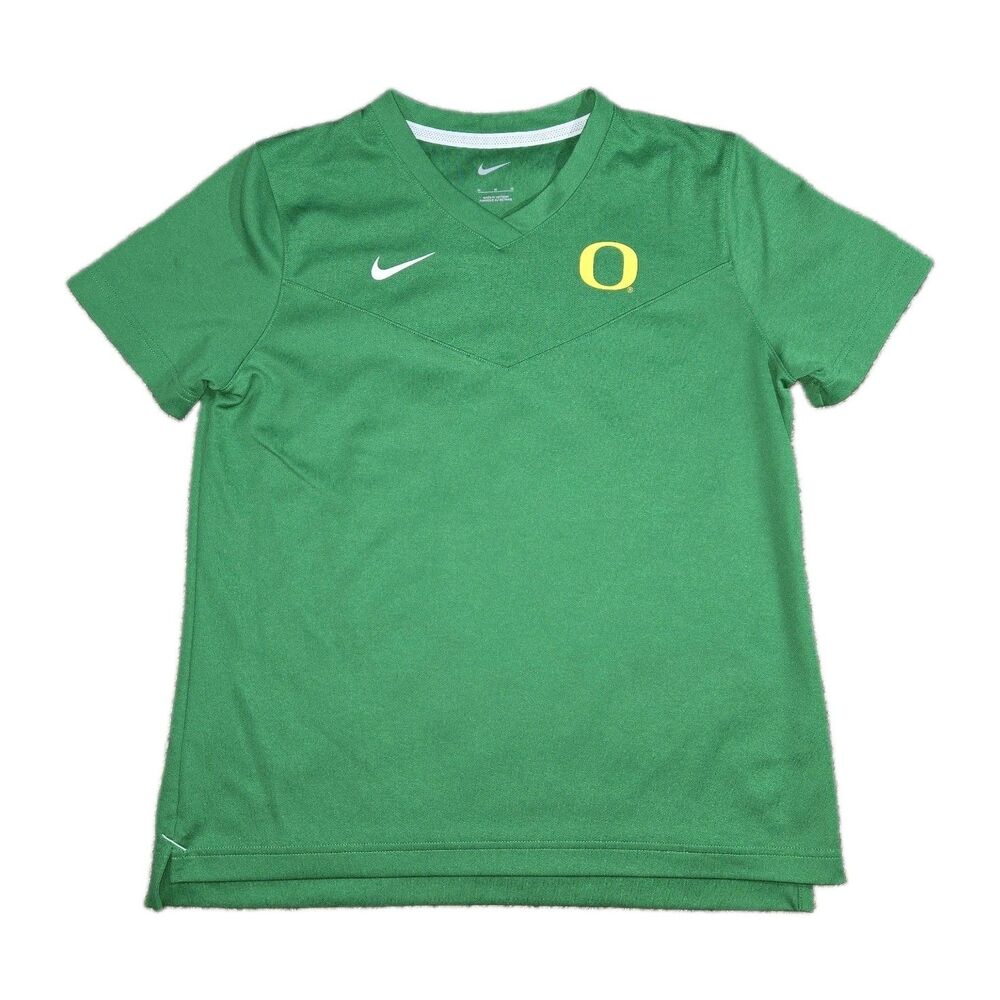 Women’s Nike Dri-FIT Oregon Ducks Football T-Shirt Medium Green NCAA
